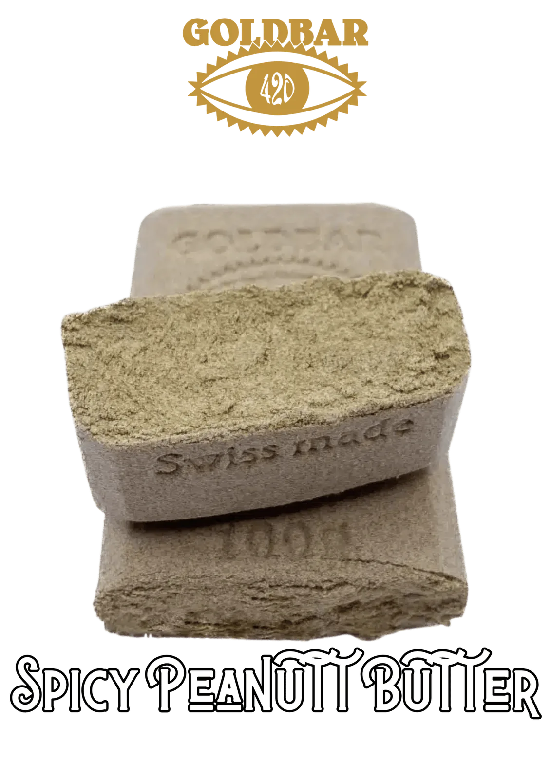 Goldbar420 - Résine de CBD Spicy Peanutt Butter