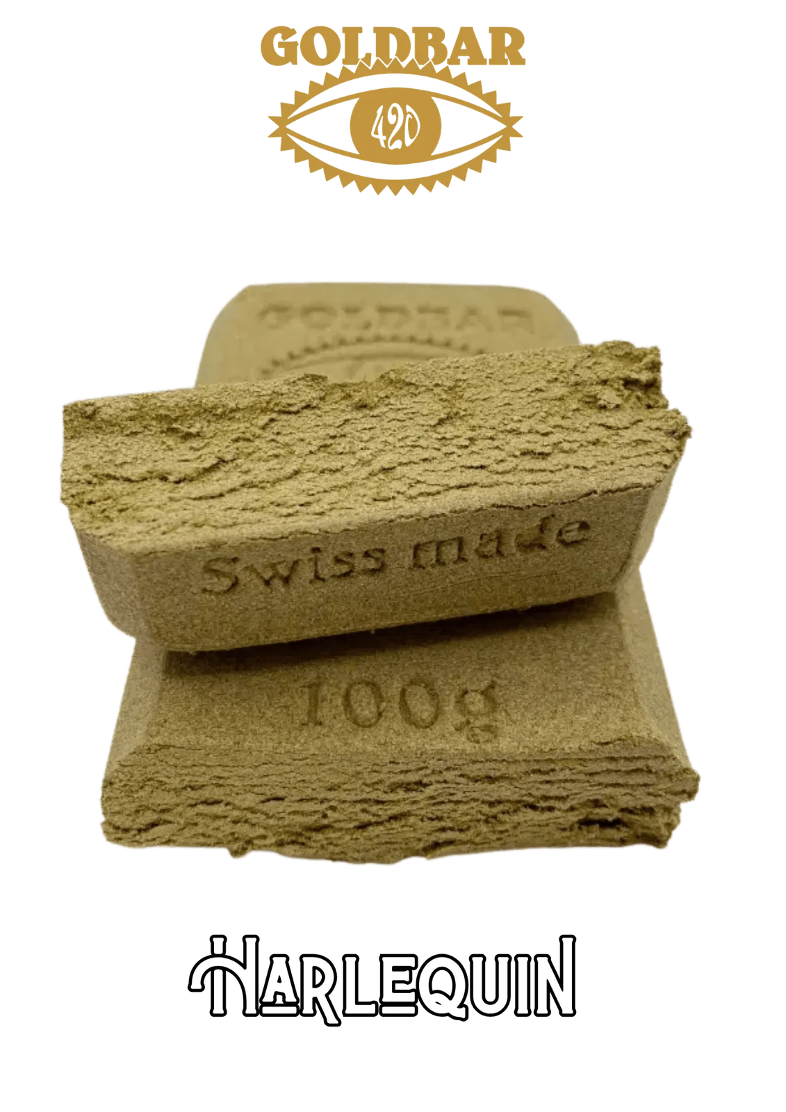 Goldbar420 - Résine de CBD Harlequin