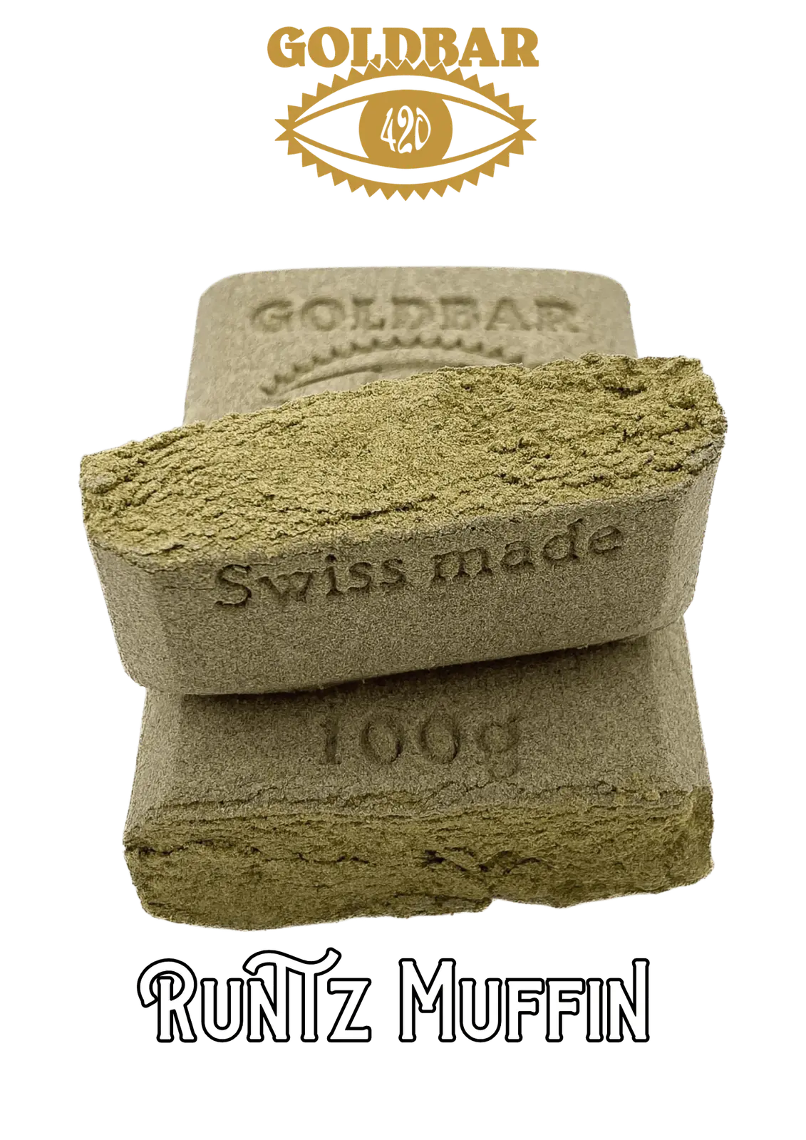 Goldbar420 - Résine de CBD Runtz Muffin